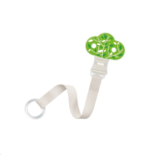 Stužka na šidítko NUK green, barva: Zelená